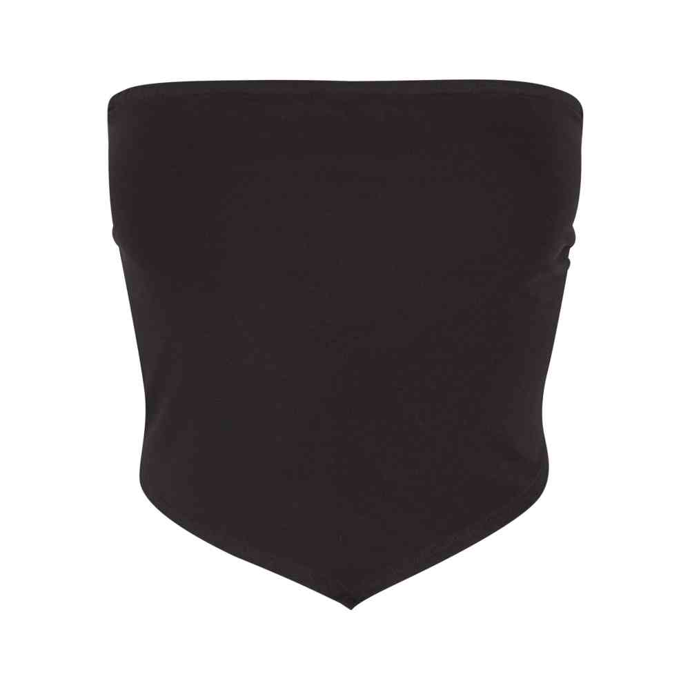 Urban Classics - Knotted Bandeau top - Schwarz